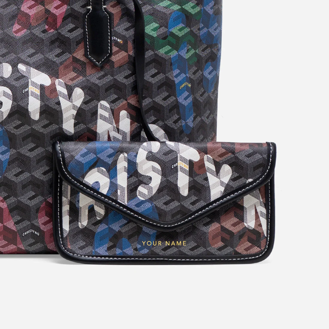 Russo Monogram Tote Bag - Image 68