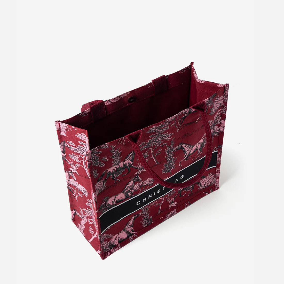 Toile Horse Large Canvas Tote - Image 12