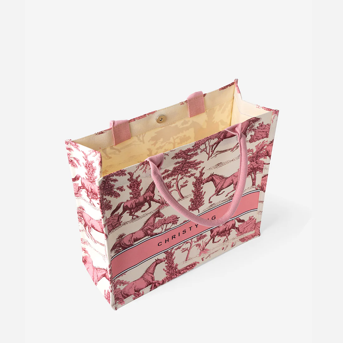 Toile Horse Large Canvas Tote - Image 6