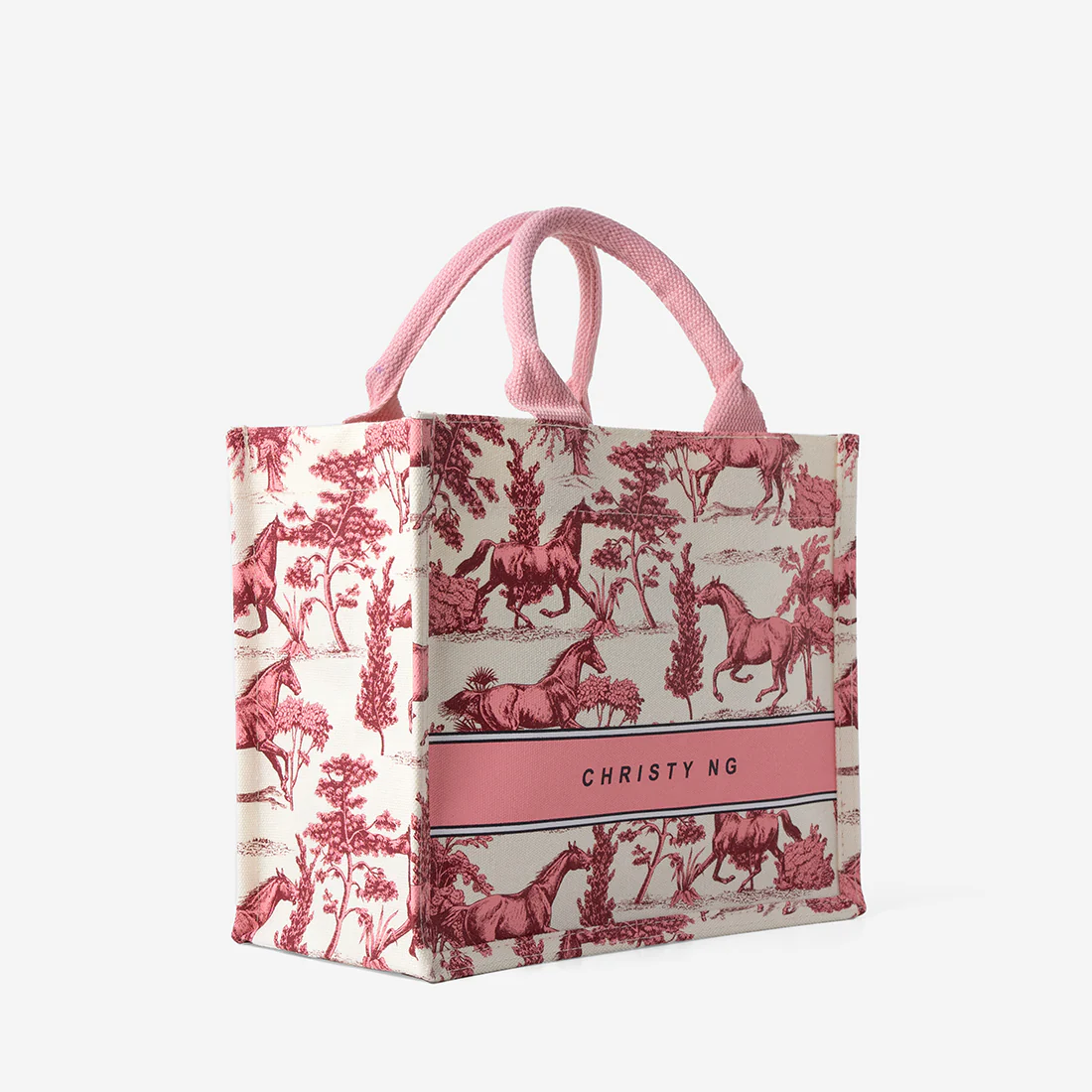 Toile Horse Mini Canvas Tote - Image 4