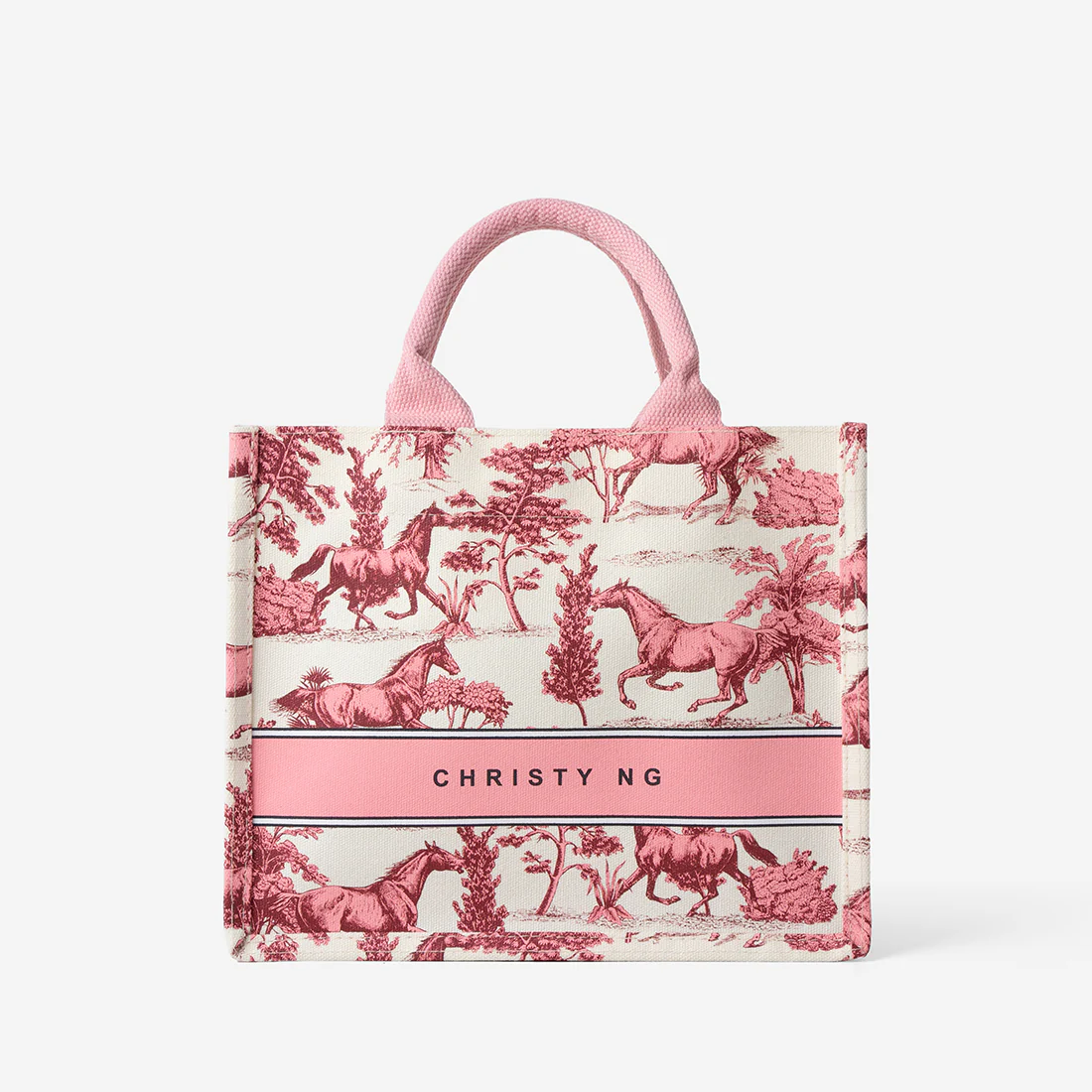 Toile Horse Mini Canvas Tote - Image 5
