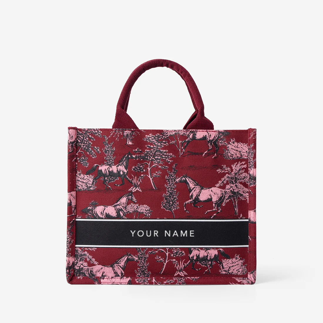 Toile Horse Mini Canvas Tote - Image 7